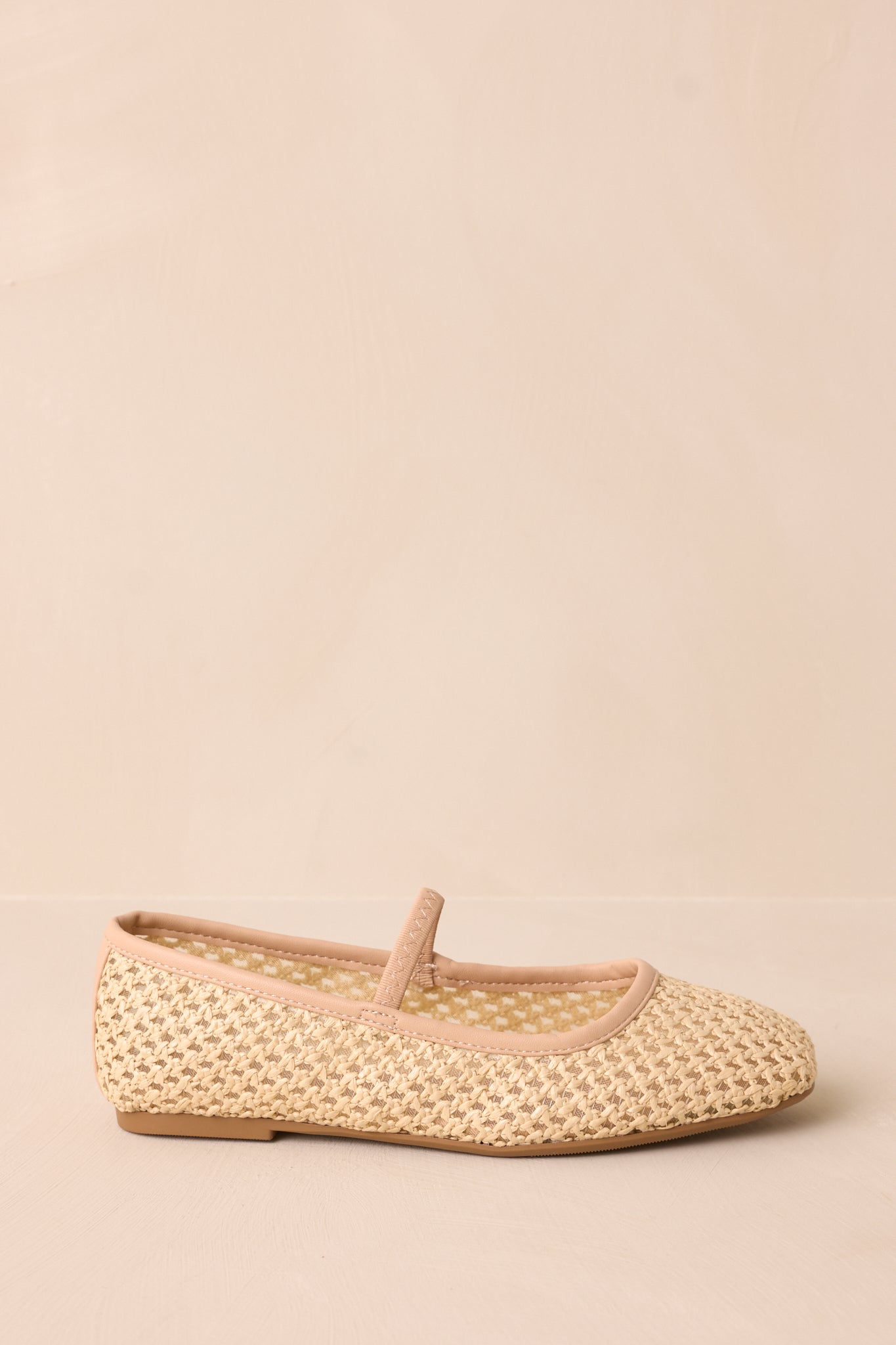 Oblivion’s Embrace Natural Woven Flats