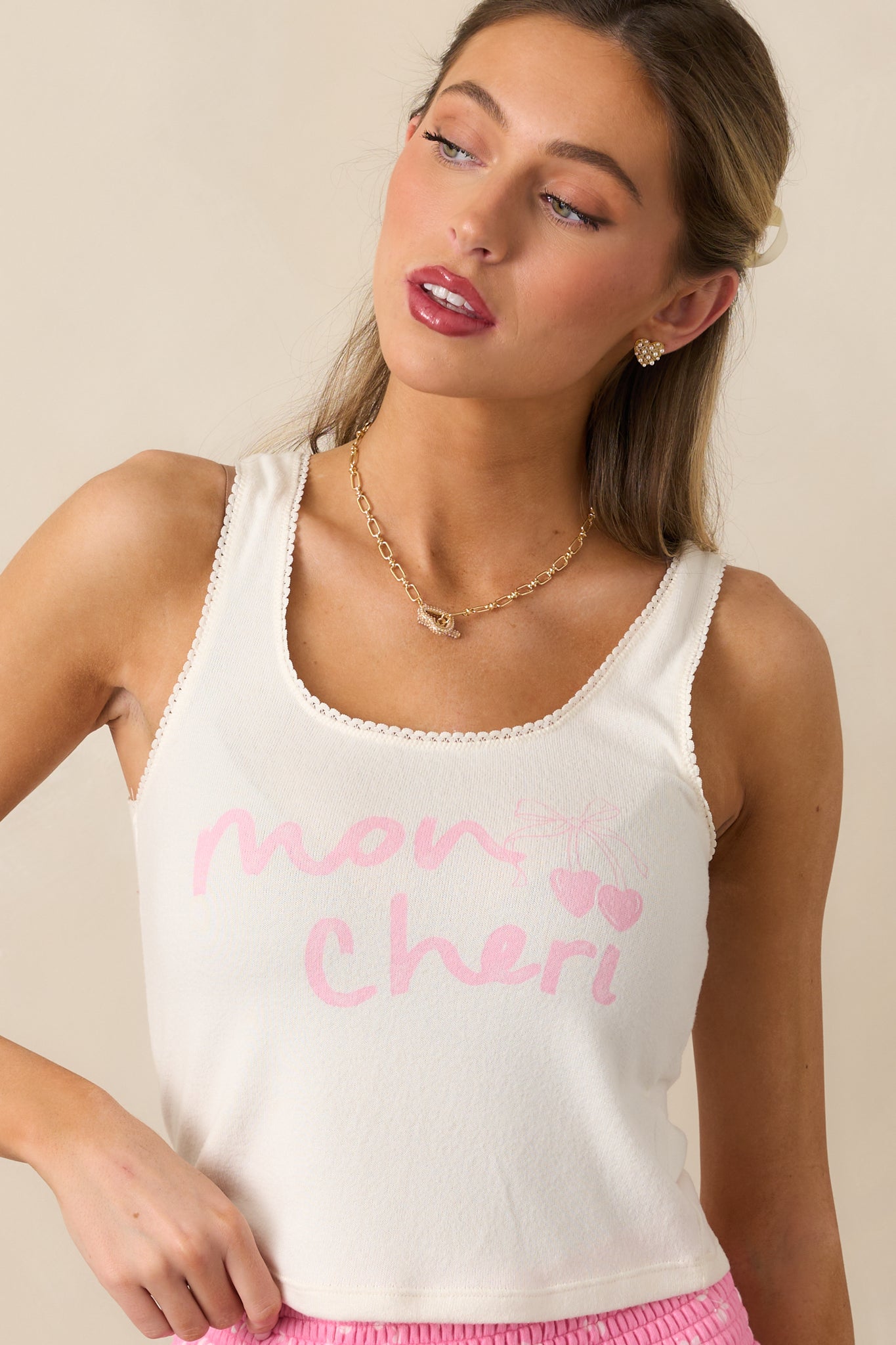 Z Supply Mon Chéri Ivory Vanilla Ice Vintage Tank