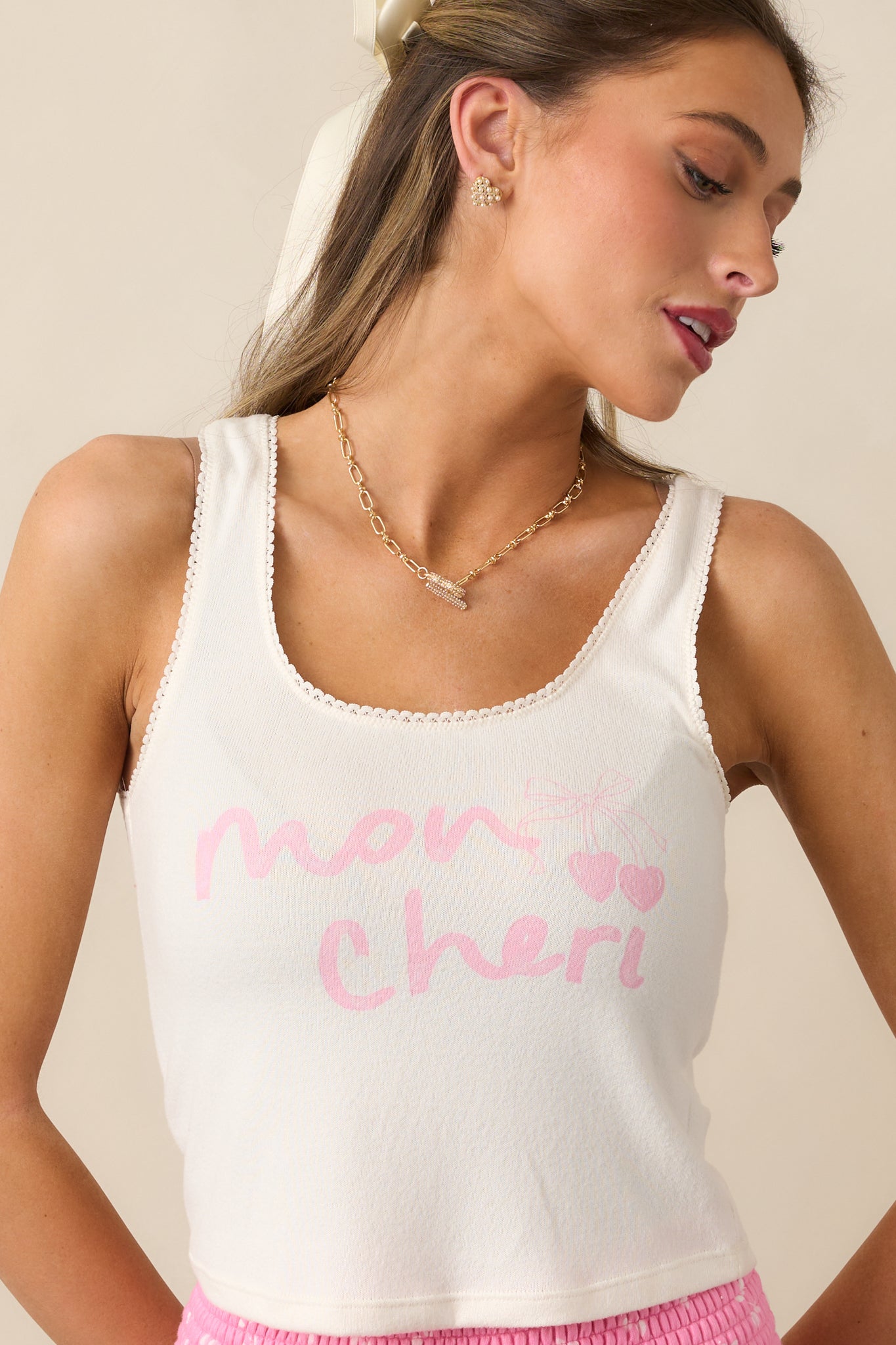 Z Supply Mon Chéri Ivory Vanilla Ice Vintage Tank