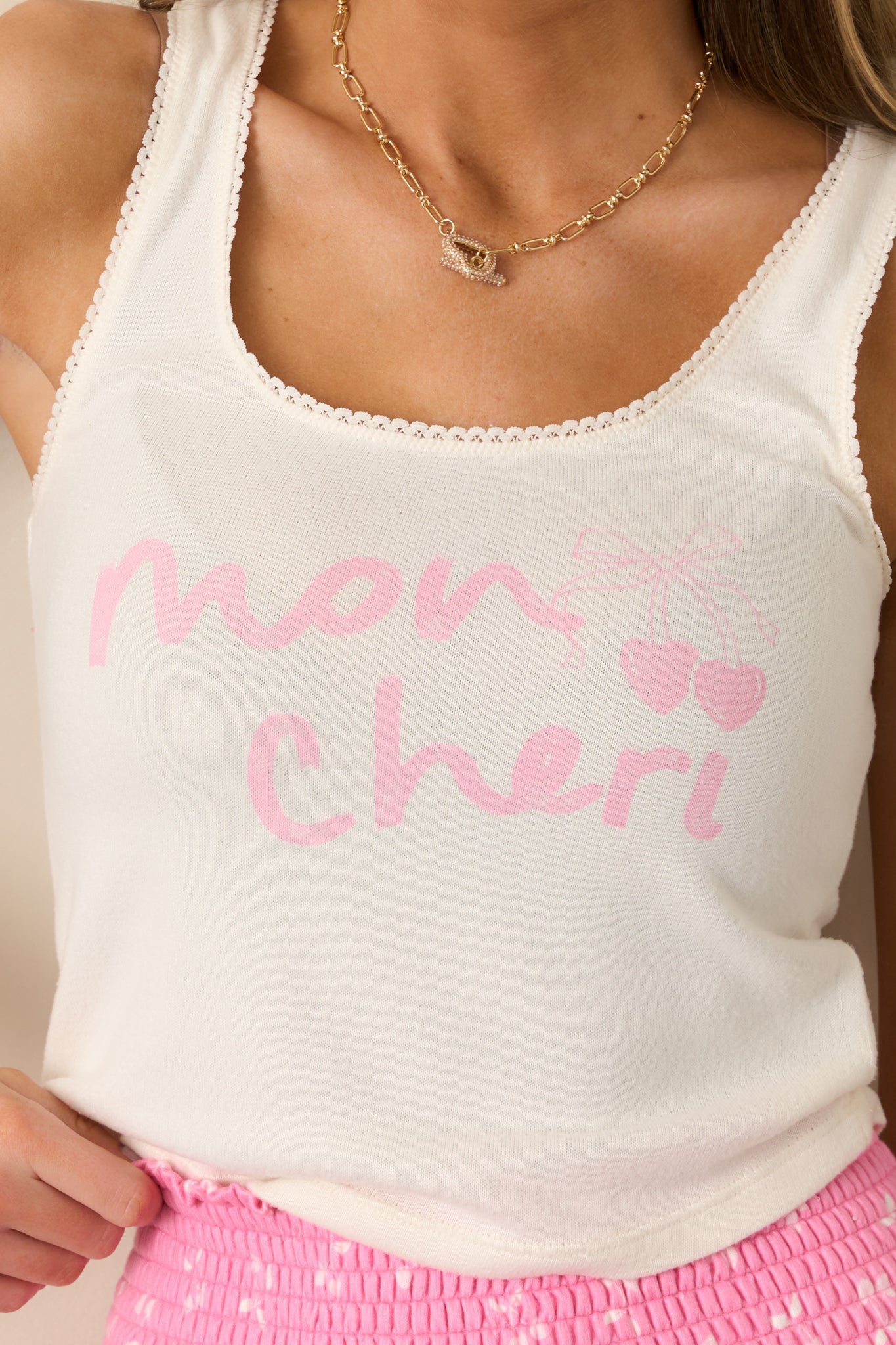 Z Supply Mon Chéri Ivory Vanilla Ice Vintage Tank