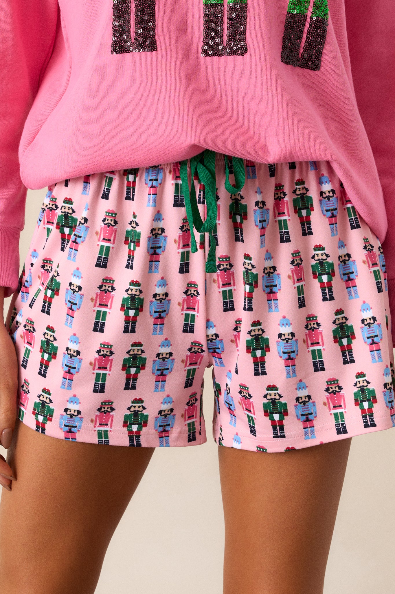 Sugar Plum Dance Pink Pajama Shorts