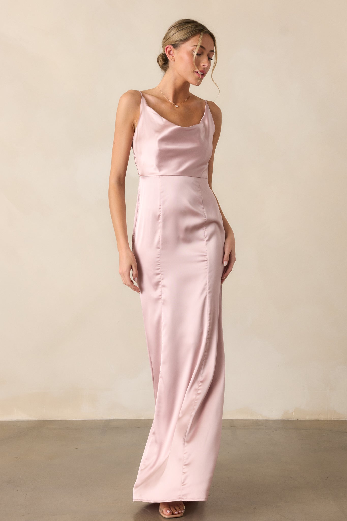 Inner Radiance Blush Maxi Dress