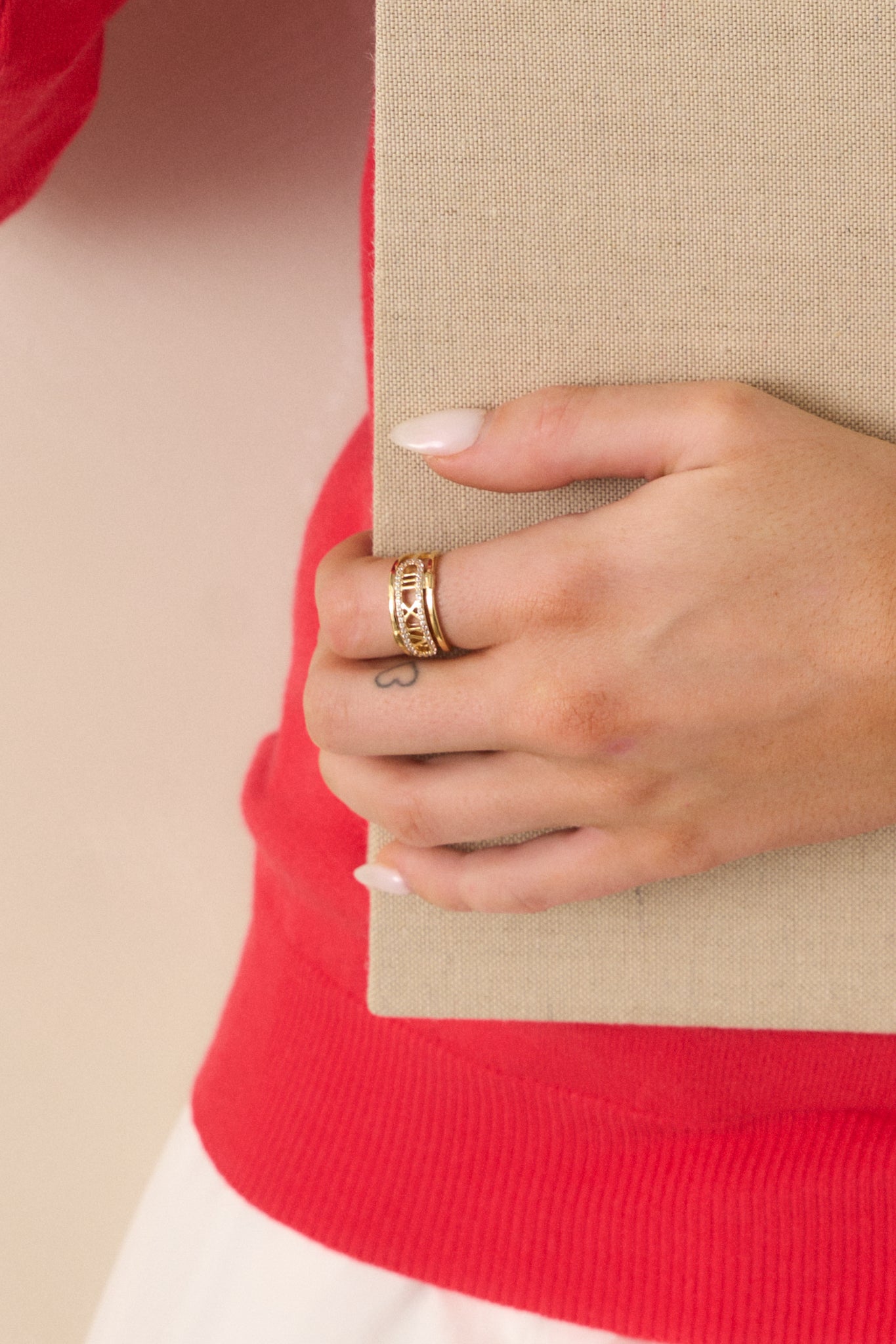 Skies Of Light Gold & Pave Diamond Ring