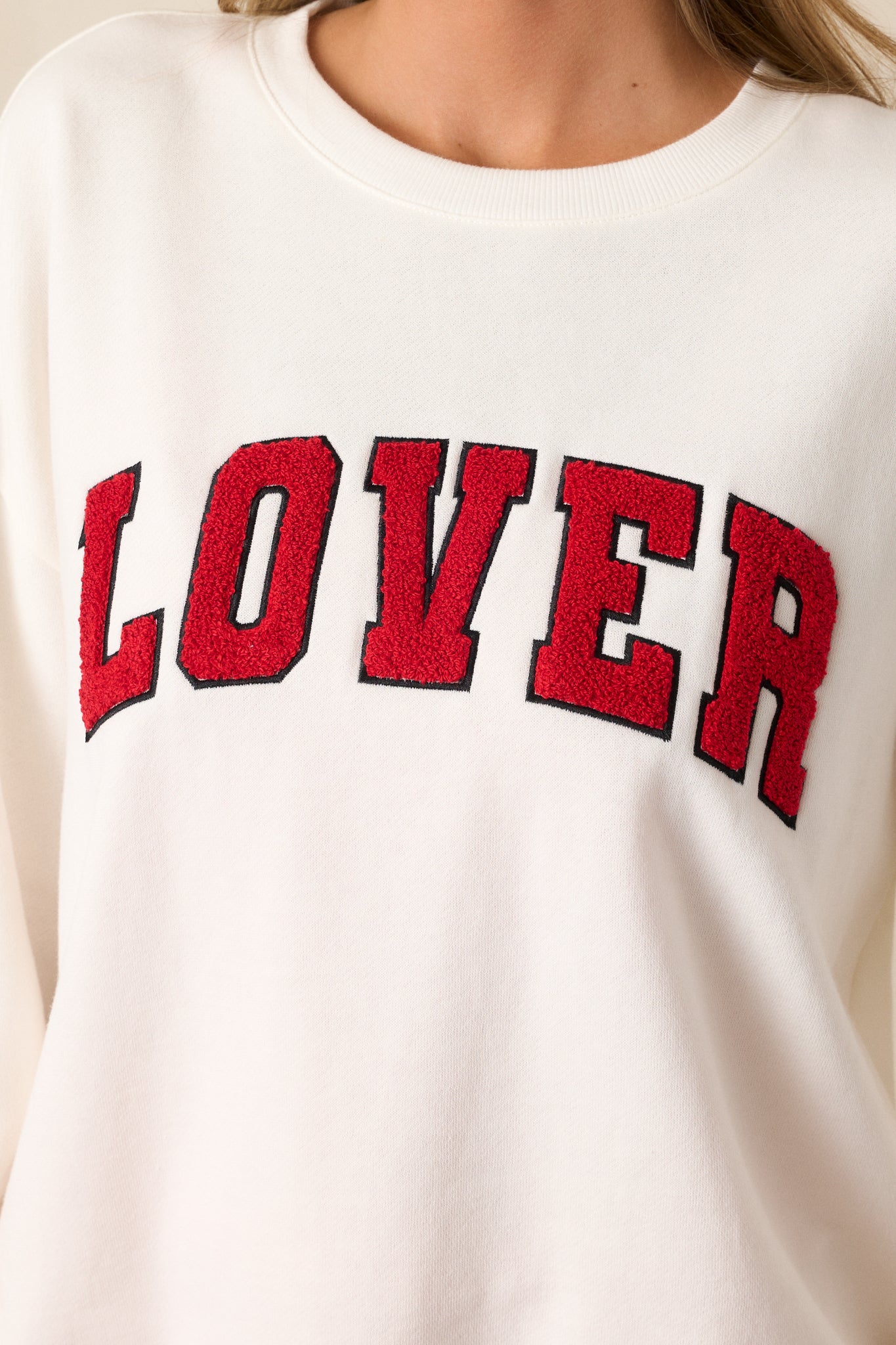 Z Supply Vanilla Ice Ivory Oversized Lover Sweatshirt