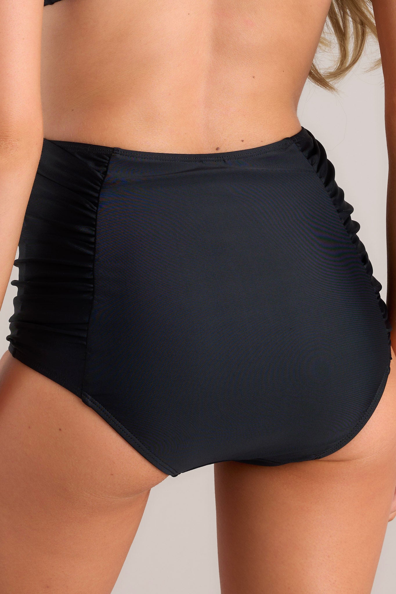 Simply Me Black High Waisted Bikini Bottoms