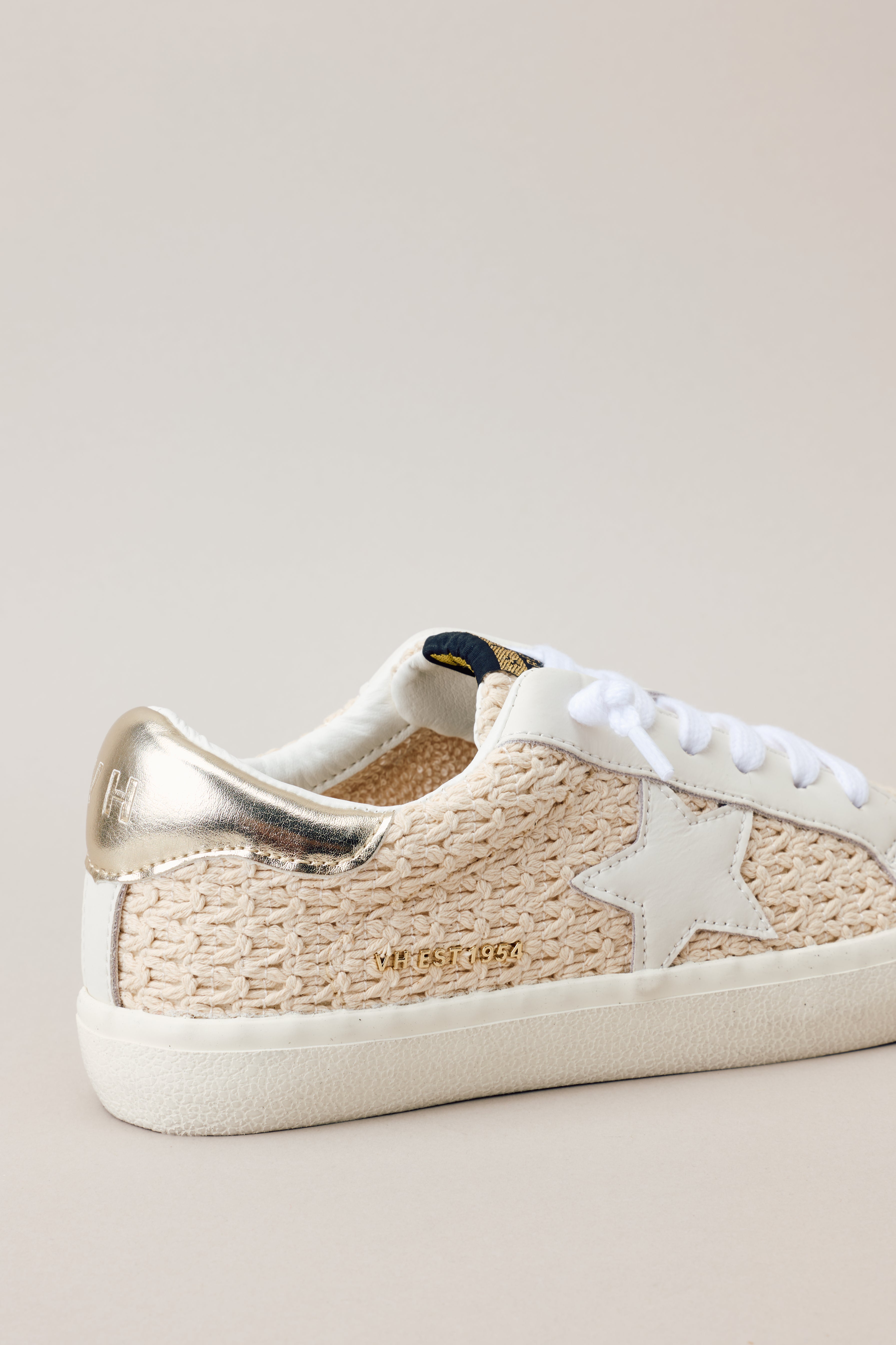 Vintage Havana Flair 43 Light Natural Crochet Sneaker