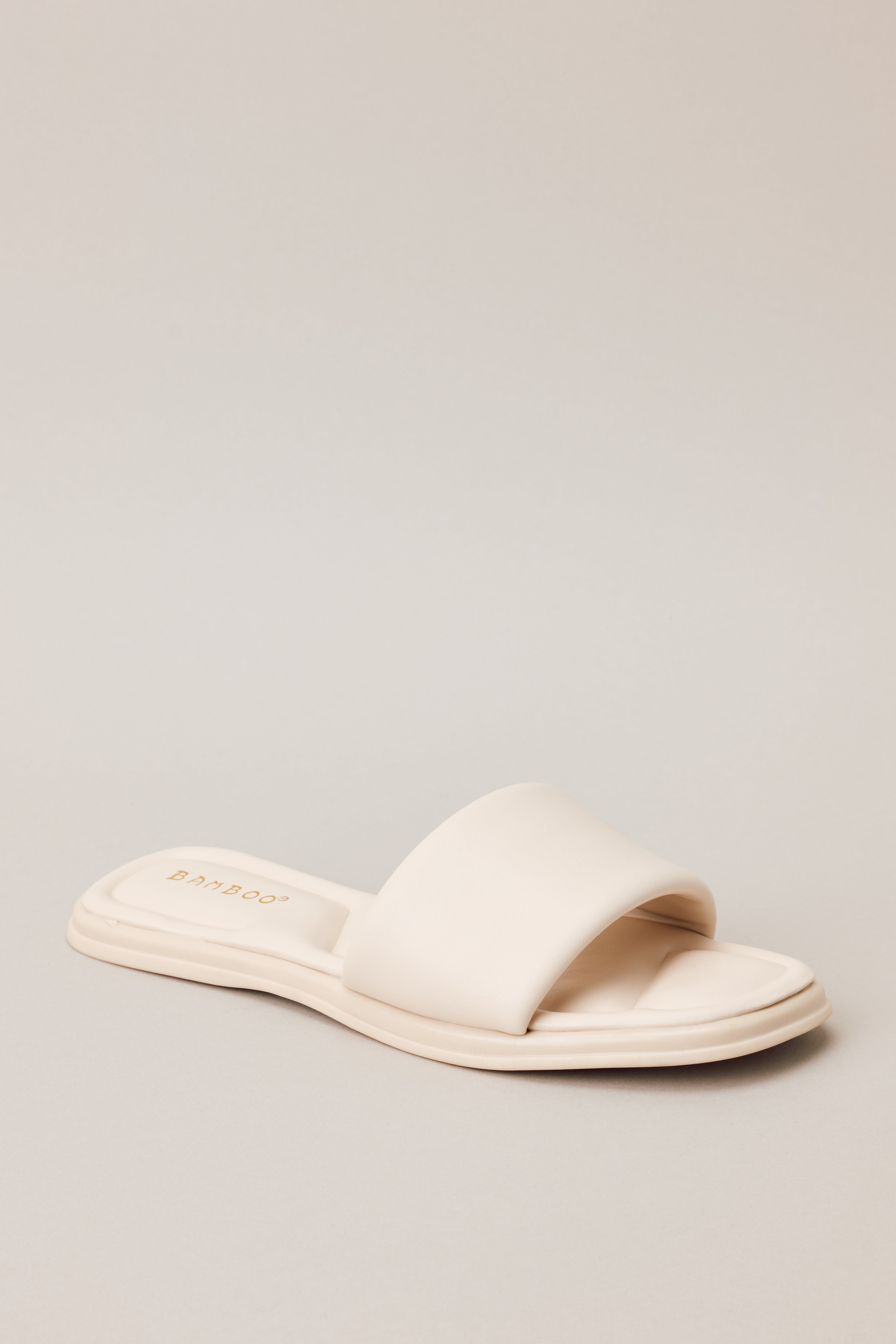 Oasis Steps Ivory Matte Sandals