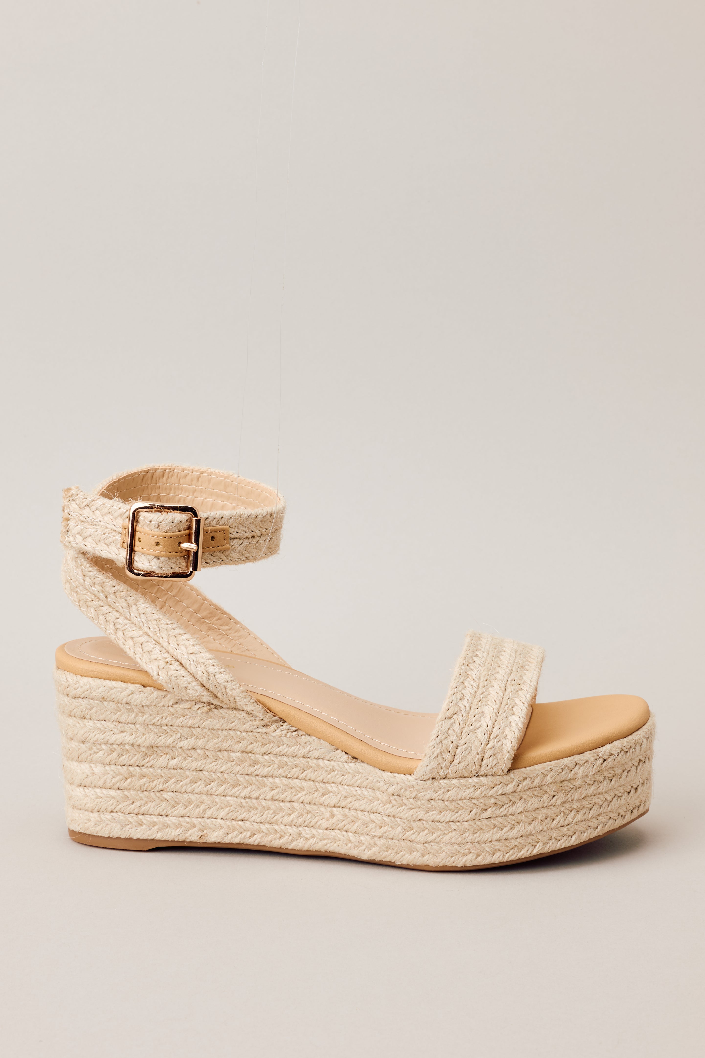 Sunny Steps Espadrille Platform Wedge Sandals