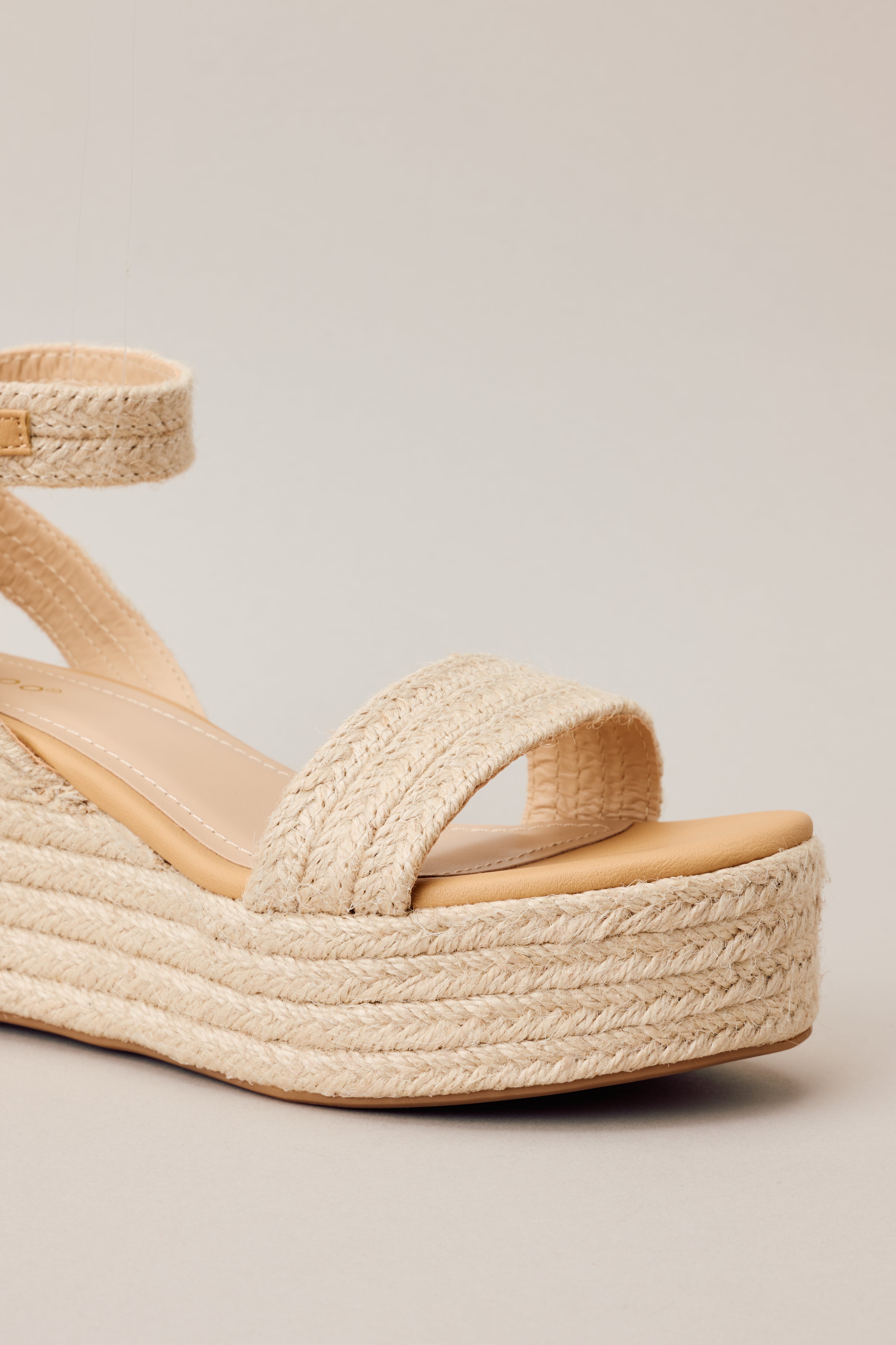 Sunny Steps Espadrille Platform Wedge Sandals