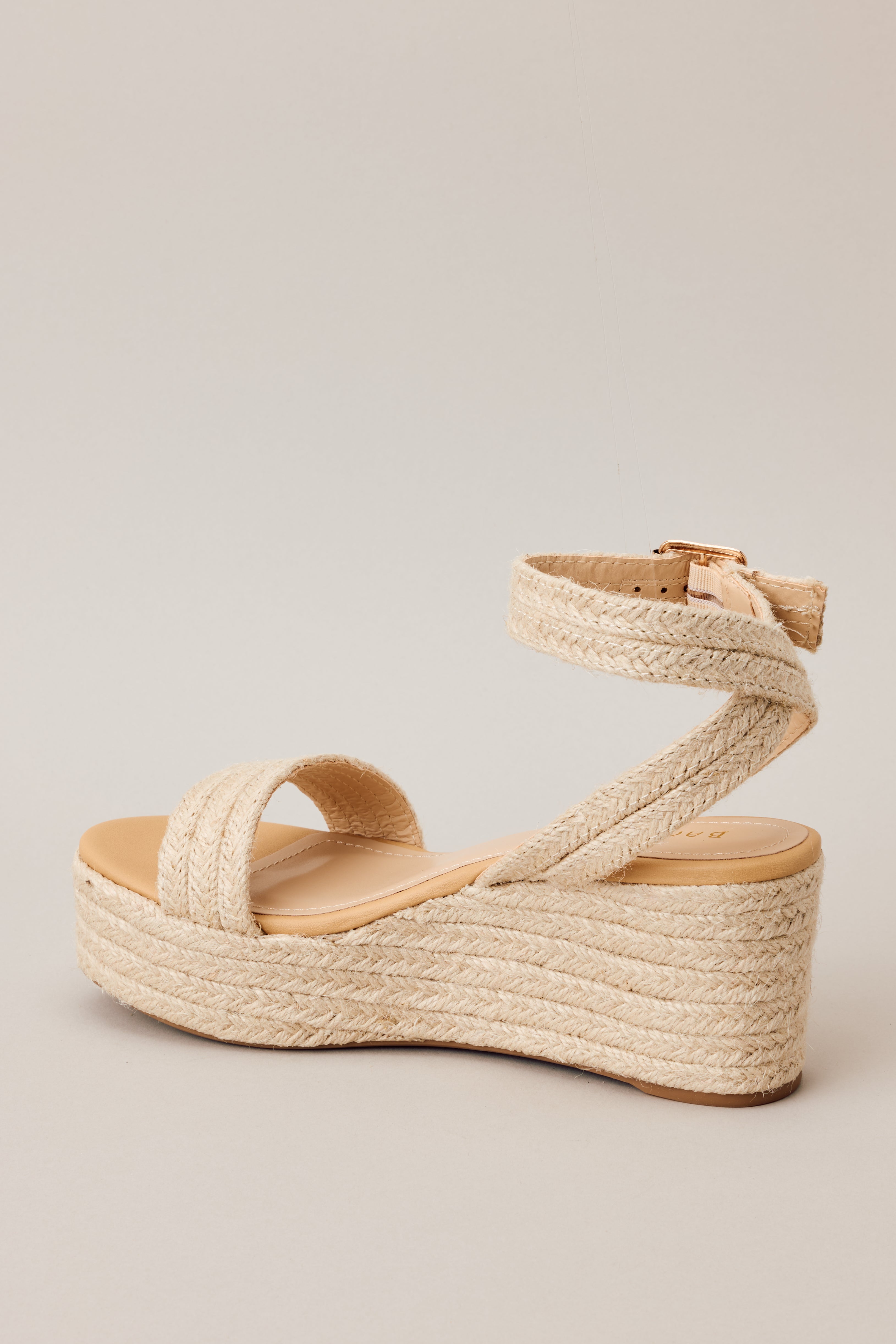 Sunny Steps Espadrille Platform Wedge Sandals