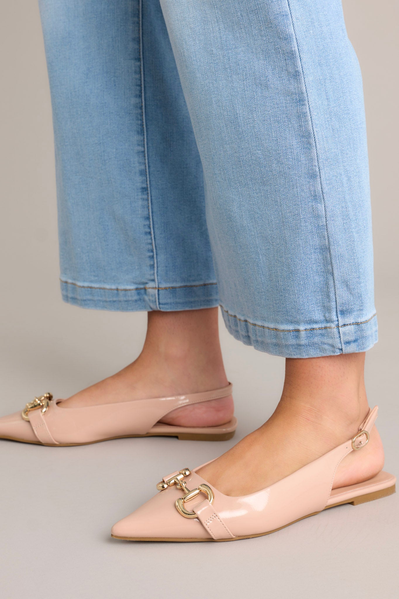 Remember Good Times Beige SlingBack Flats