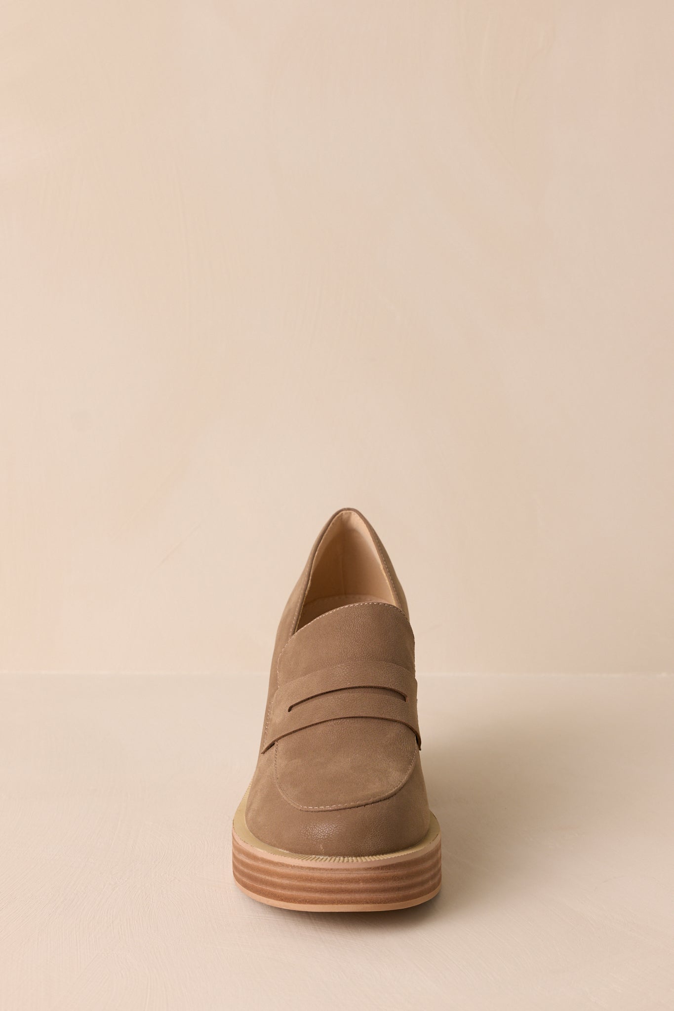 Like What I Like Mocha Platform Loafer