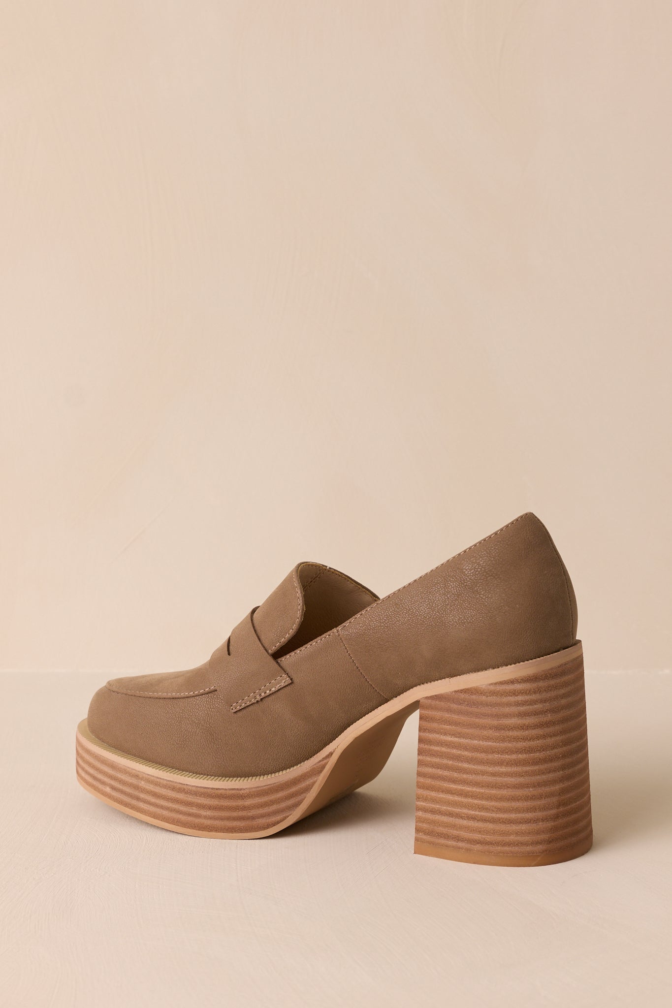 Like What I Like Mocha Platform Loafer