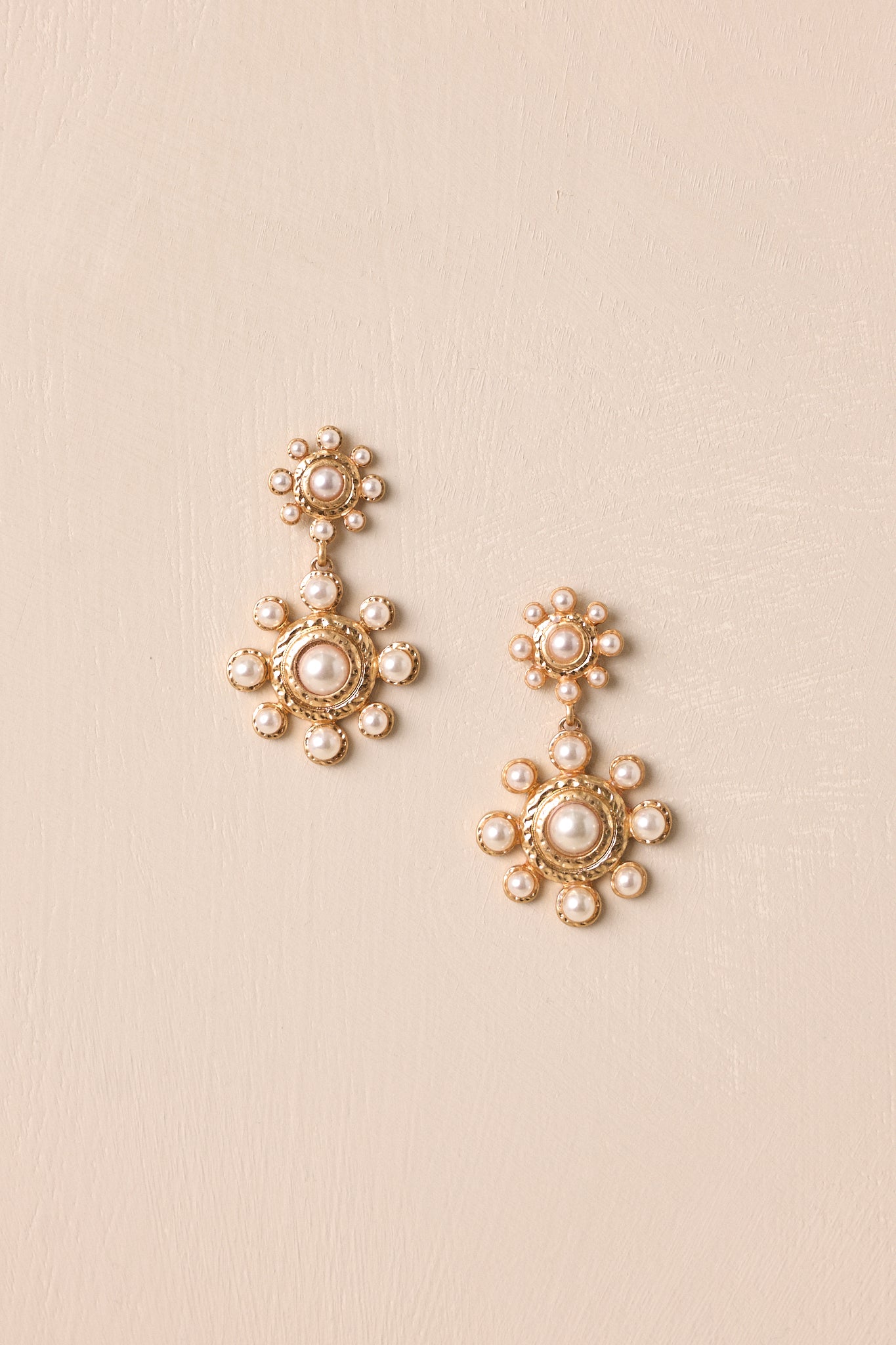 Loving Myself Gold Pearl Earrings