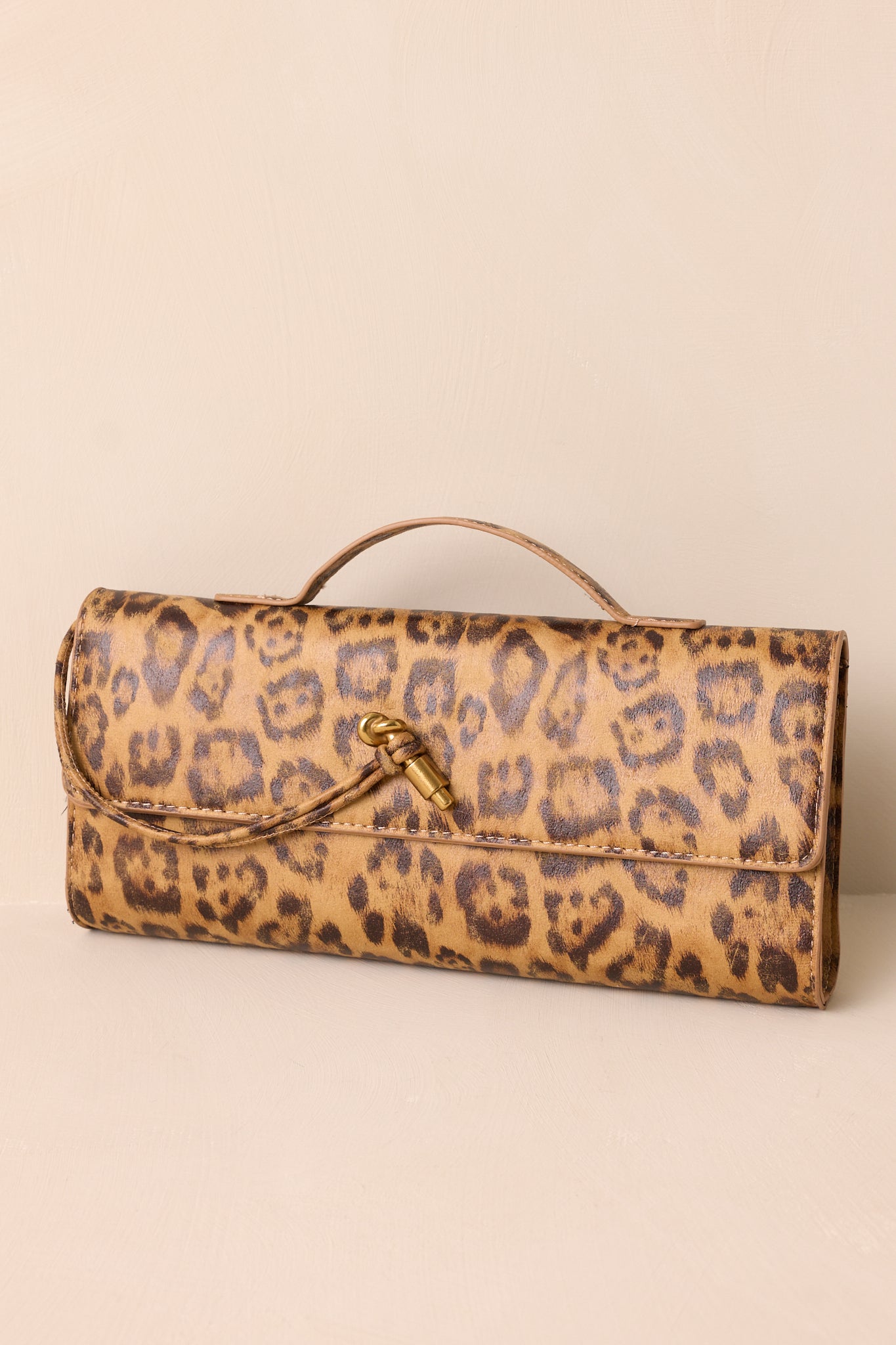 Midnight Sun Leopard Print Clutch