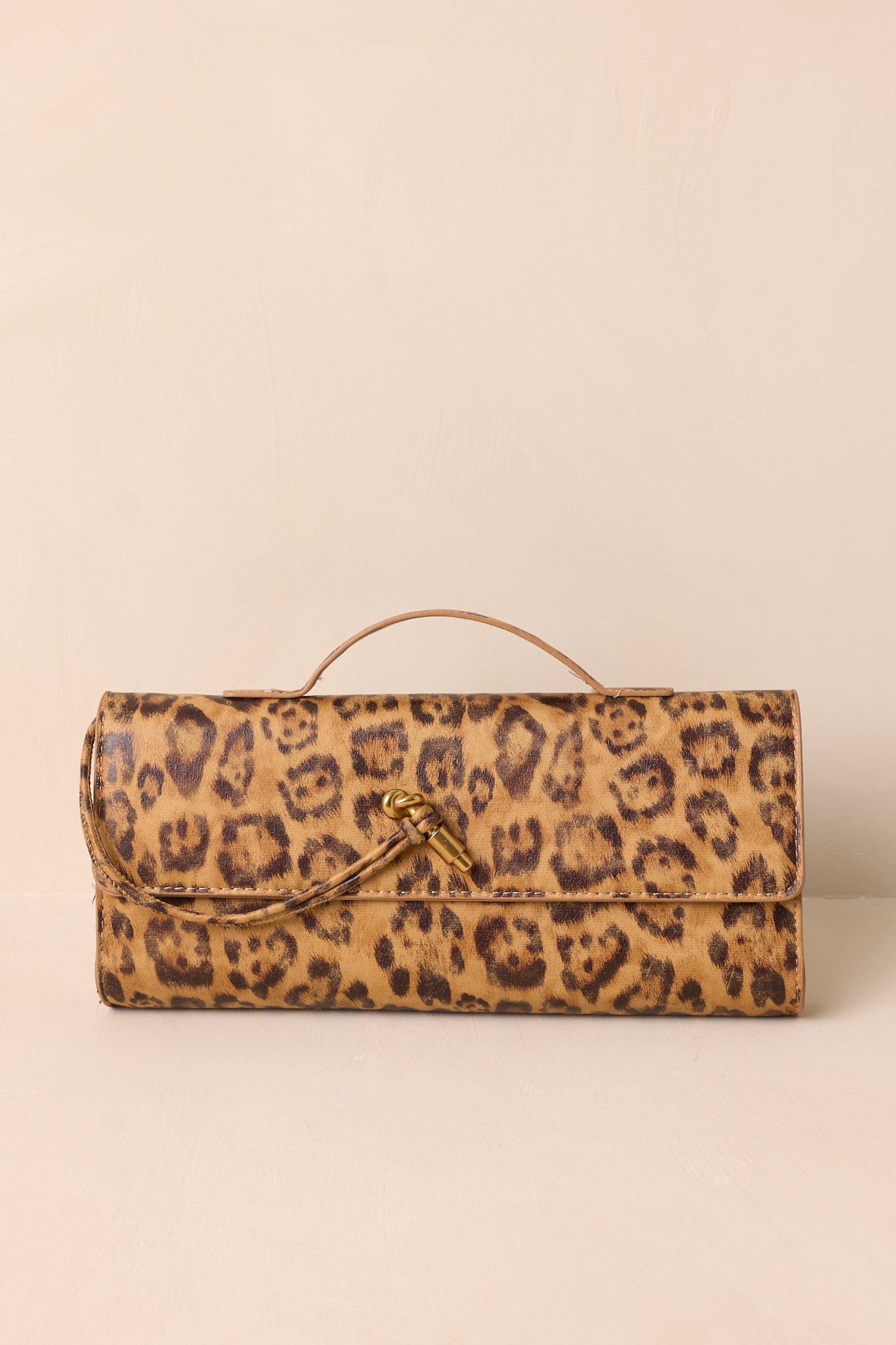 Midnight Sun Leopard Print Clutch