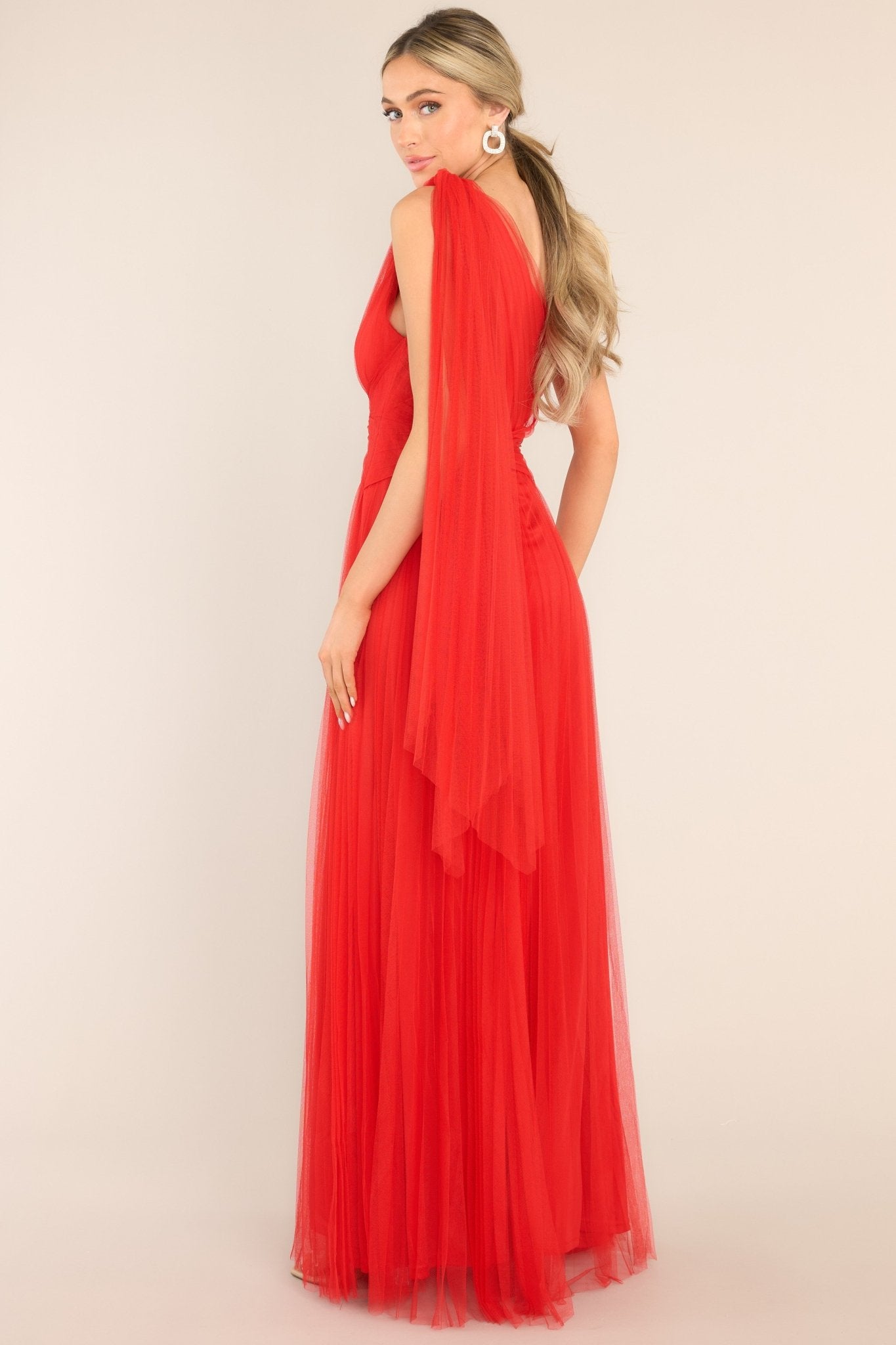 Divine Intuition Red Maxi Dress - Red Dress