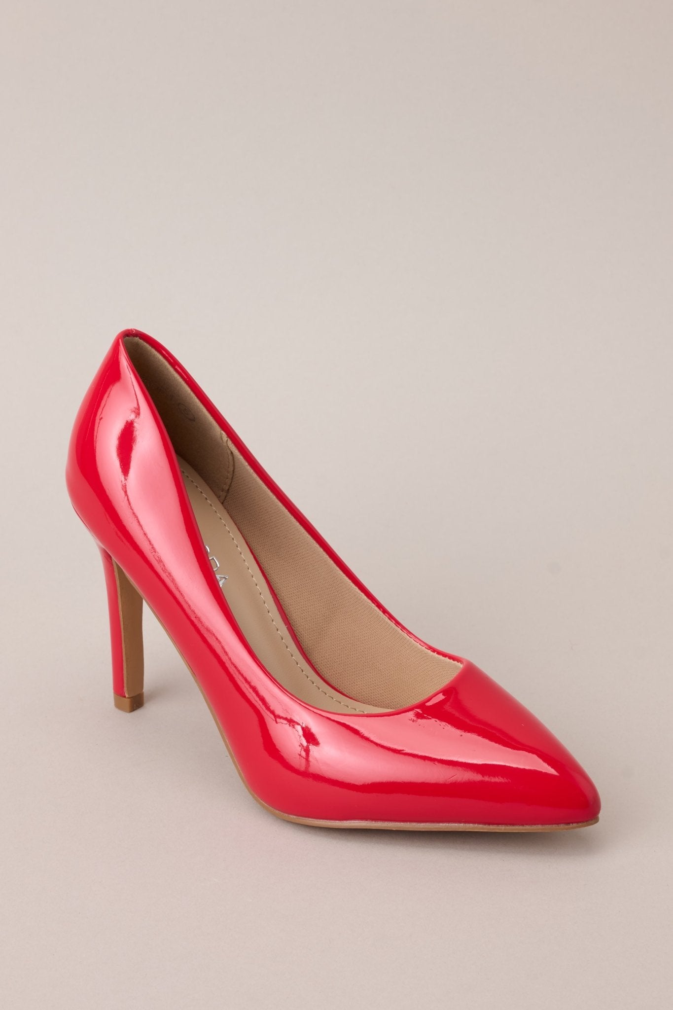 Magic Moments Pointed Toe Red High Heel Pumps - Red Dress