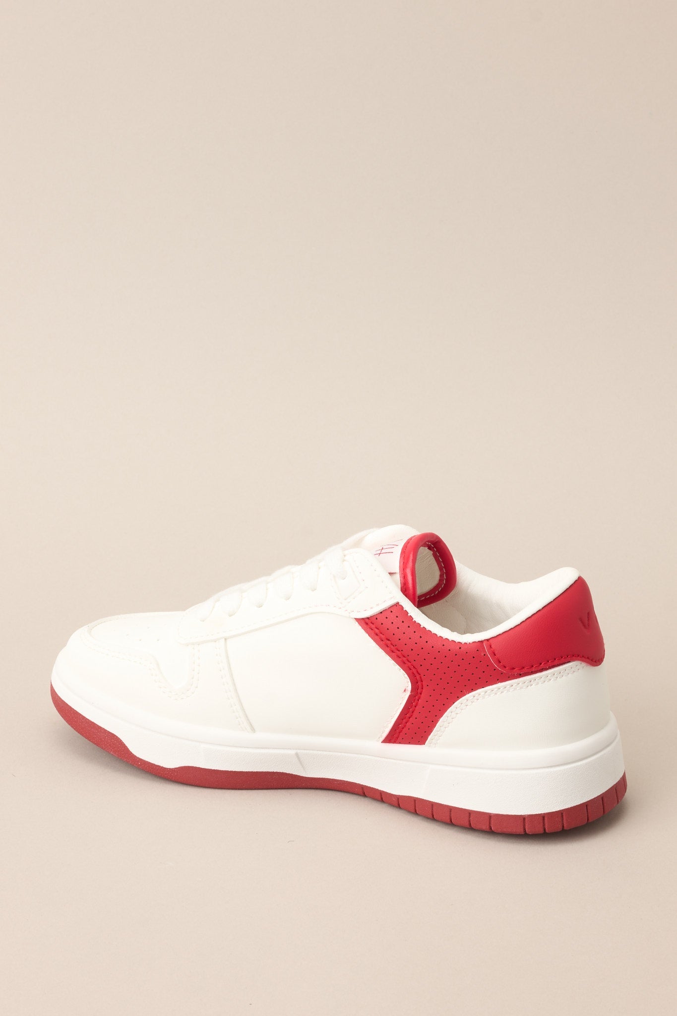 On Beat Red & White Sneakers (BACKORDER APRIL) - Red Dress